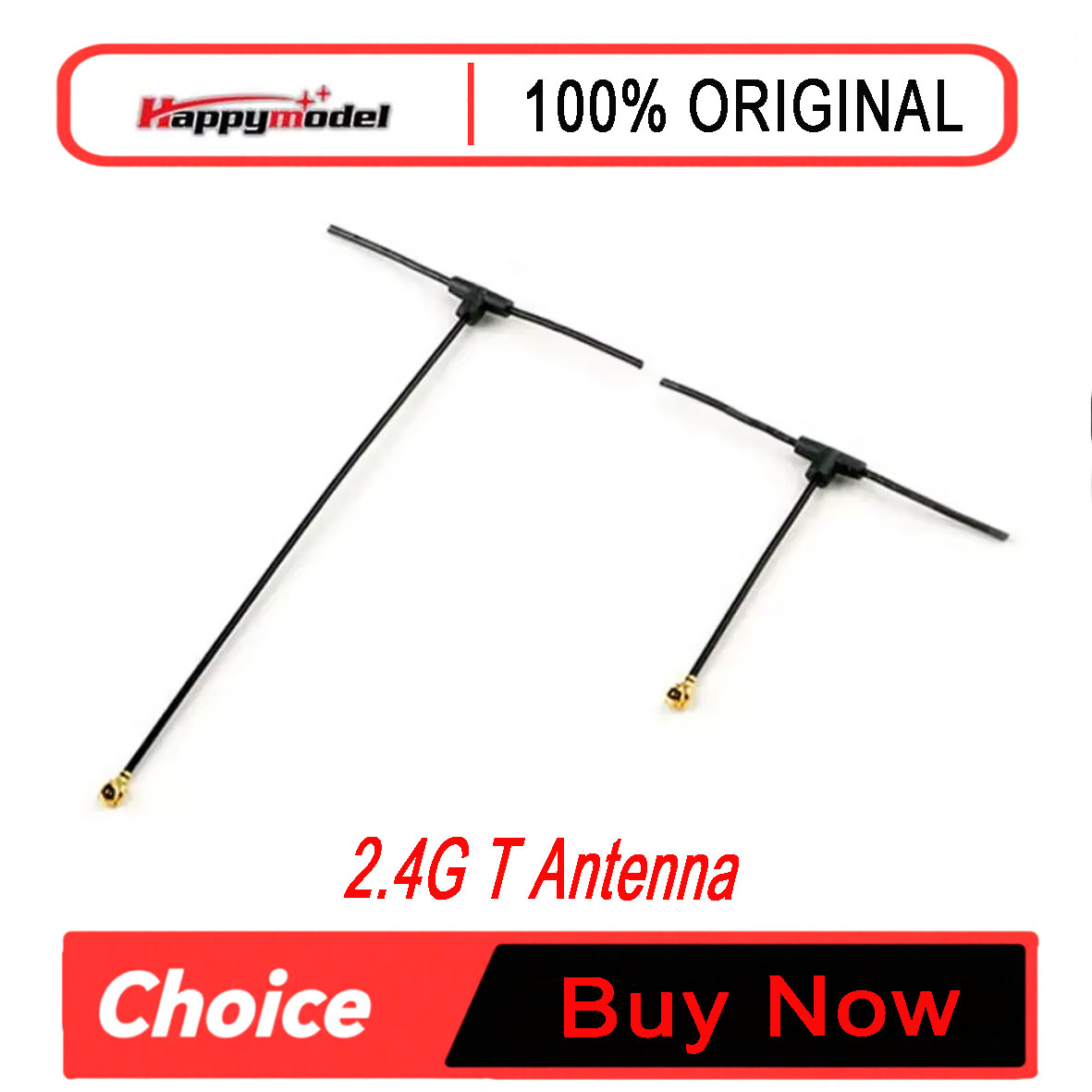 Tbs Fpv Tracer - Antenna Omnidirezionale Happymodel T-Type 2.4G 40mm
