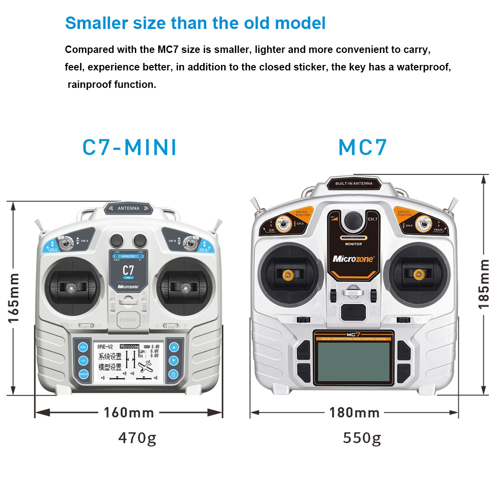 MicroZone MC7 Controller C7 MI - Drone Battery Adapter recensione e prezzo